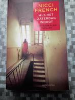 Nicci French - Als het zaterdag wordt, Boeken, Ophalen, Nicci French