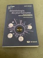 Livre Déontologie du journalisme Benoit Grevisse, Livres, Livres scolaires, Autres matières, Utilisé, Autres niveaux, Enlèvement ou Envoi