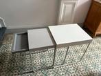 3 bijzettafels ikea, Moins de 55 cm, 45 à 60 cm, Enlèvement, Utilisé
