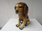 Figurine vintage chien résine pierre 1970, Enlèvement ou Envoi