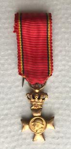 Mini medaille L III, Verzamelen, Ophalen of Verzenden, Landmacht, Lintje, Medaille of Wings
