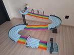 Hot Wheels Mario Kart Regenboog Racebaan - met 3 autootjes, Racebaan, Ophalen of Verzenden, Zo goed als nieuw, Hot Wheels