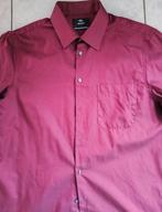 bordeaux herenhemd C&A maat M 39-40, Kleding | Heren, Overhemden, Ophalen of Verzenden, Gedragen, C&A, Halswijdte 39/40 (M)
