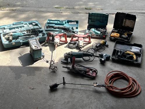 Pakket werkmachines / merken, Doe-het-zelf en Bouw, Gereedschap | Handgereedschap, Gebruikt, Ophalen