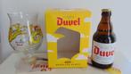 Duvelglas de zes hopduivels + 1 Duvel + Viltjes, Ophalen of Verzenden, Zo goed als nieuw, Glas of Glazen, Duvel