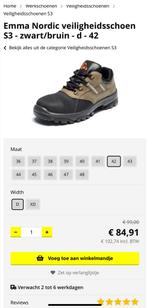 Emma Nordic S3 Veiligheidsschoenen - Maat 42 D, Ophalen, Zo goed als nieuw