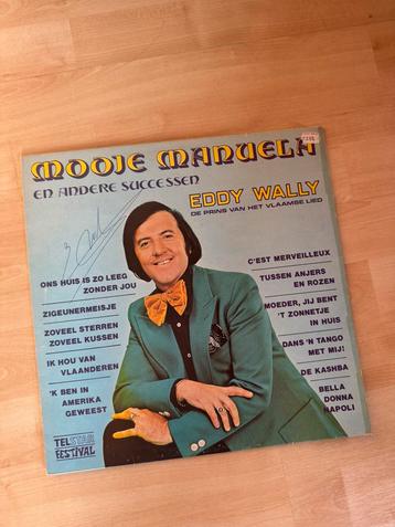 Eddy wally gesigneerde vinyl plaat Mooie Manuela beschikbaar voor biedingen