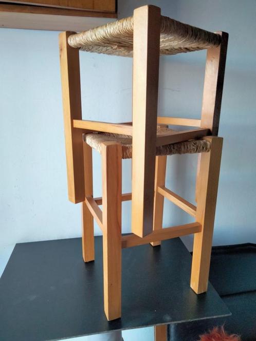 prijs per stuk 60s 70s vintage kruk stool geweven zit, Maison & Meubles, Accessoires pour la Maison | Autre, Enlèvement ou Envoi