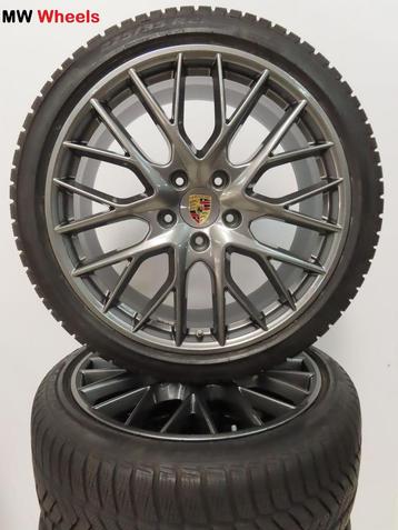 Originele Porsche Panamera 21 inch velgen met winterbanden beschikbaar voor biedingen