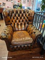 leren chesterfield, Ophalen, Gebruikt, Leer