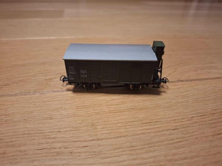 Klein Modellbahn 332 - wagon couvert ÖBB, Hobby en Vrije tijd, Modeltreinen | H0, Gebruikt, Wagon, Overige merken, Ophalen