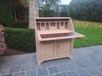 Massief eiken secretaire. Geluchtgomd., Huis en Inrichting, Kasten | Secretaires, Ophalen of Verzenden, Zo goed als nieuw