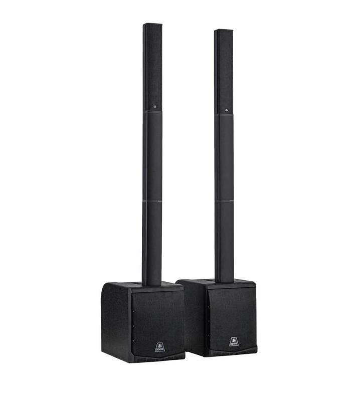 Luidsprekerset + beschermhoezen: Devine Vertix C10A (2x), Muziek en Instrumenten, Versterkers | Keyboard, Monitor en PA, Zo goed als nieuw