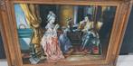 Peinture sur toile - style ancien, Antiek en Kunst, Kunst | Schilderijen | Klassiek, Ophalen of Verzenden