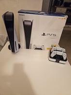 PS5 CD + 2 CONTROLLERS + 5 GAMES!!, Ophalen, Zo goed als nieuw, Playstation 5