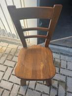 6 houten stoelen goed onderhouden, Antiek en Kunst, Ophalen