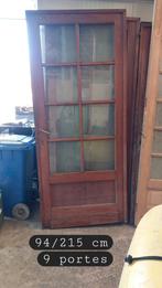 Portes anciennes vitrées, Enlèvement