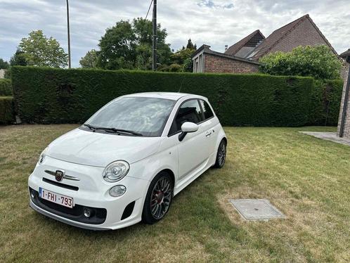Fiat 500 Abarth -Verkocht, Auto's, Fiat, Particulier, Sportstoelen, Benzine, Euro 5, Stadsauto, 3 deurs, Handgeschakeld, Wit, Zwart