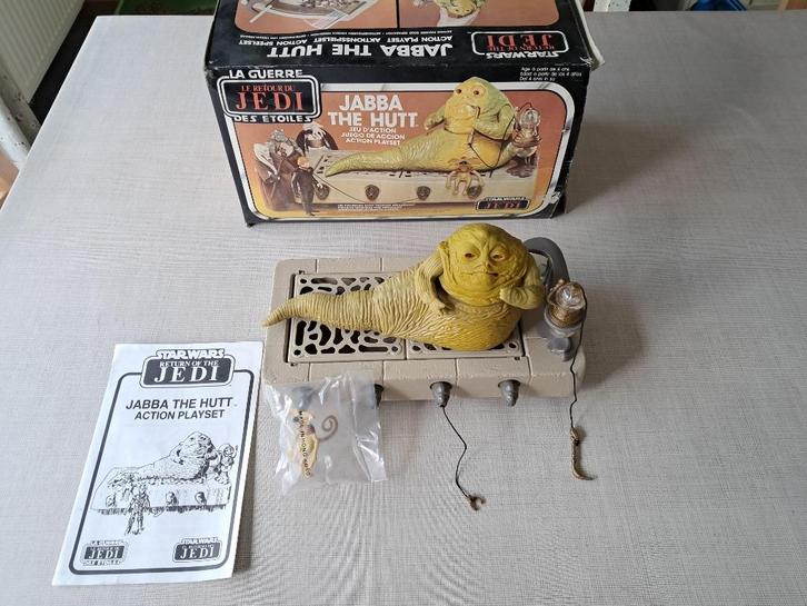 Star Wars Vintage Lot 69 Jabba the Hutt Bi-Logo Box, notice, Verzamelen, Star Wars, Gebruikt, Actiefiguurtje, Ophalen of Verzenden