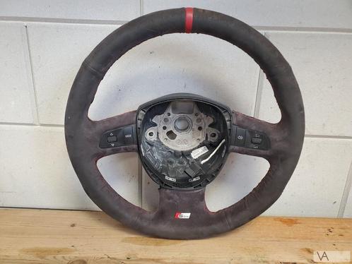 Audi A4 04-08 en A6 04-11 stuur S line met knoppen ALCANTARA, Auto-onderdelen, Besturing, Audi, Gebruikt, Ophalen of Verzenden