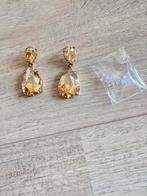 Oorbellen in druppelvorm goud, Ophalen, Hangers, Nieuw, Glas