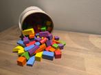 Houten bouwblokken, Kinderen en Baby's, Ophalen, Gebruikt