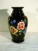 Vase en verre noir de Doyen., Moins de 50 cm, Enlèvement ou Envoi, Comme neuf, Verre
