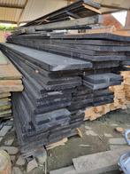 Zwart geïmpregneerde planken 2x19,5   4m, Bricolage & Construction, Bois & Planches, 300 cm ou plus, Planche, Autres essences de bois