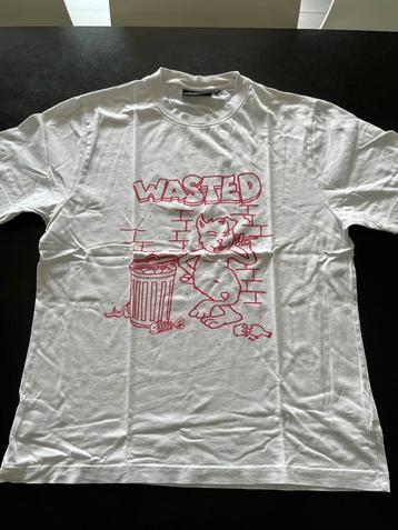 Wasted witte Tshirt maat M. Zeer goede staat. beschikbaar voor biedingen