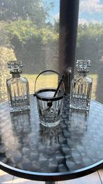 2 karaffen van Cristal d'Arques en 1 ijsemmer, Antiek en Kunst, Ophalen