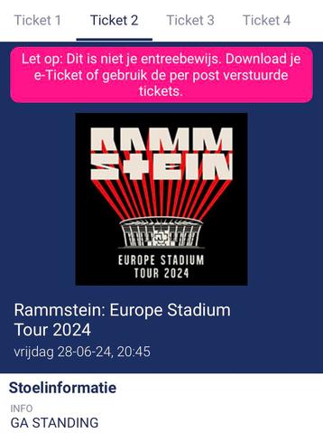 Tickets Rammstein