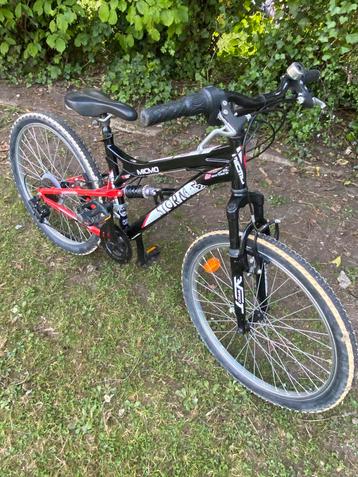 VTT tout suspendu 24 pouces 18V peu servi, Vélos & Vélomoteurs, Enlèvement, Comme neuf, 24 pouces ou plus, MICMO STORM
