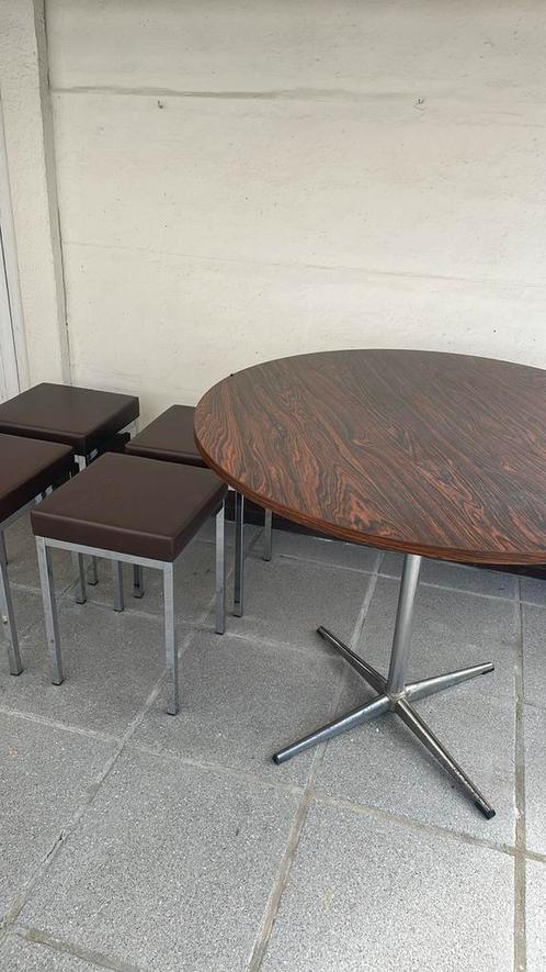 Vintage tafelset, Huis en Inrichting, Tafels | Eettafels, Zo goed als nieuw, Ophalen