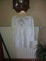 Nouvelle blouse tunique en dentelle blanche, Vêtements | Femmes, Taille 42/44 (L), Enlèvement ou Envoi, Blanc, Neuf