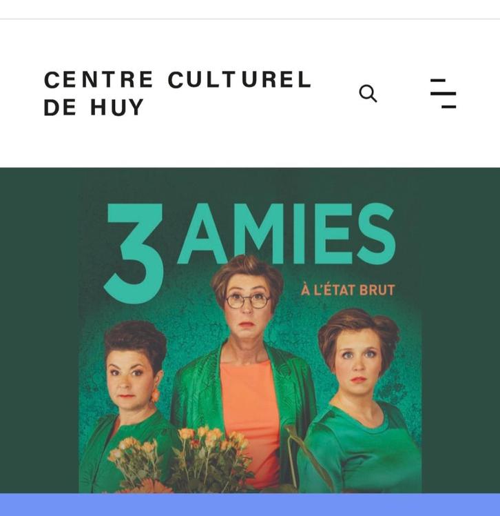 Theater in Huy: de 3 vrienden - met Hauben LePomme (11/10/25, Tickets en Kaartjes, Theater | Toneel, Dans en Opera, Twee personen