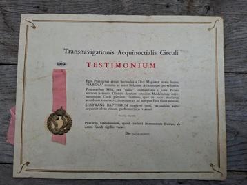 Sabena: Oorkonde evenaarsvlucht 1957 beschikbaar voor biedingen