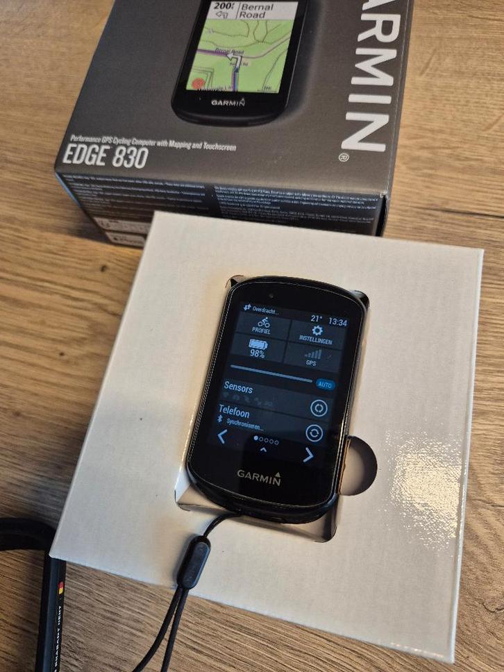Garmin edge 830, Fietsen en Brommers, Fietsaccessoires | Fietscomputers, Gebruikt, Draadloos, GPS, Ophalen of Verzenden