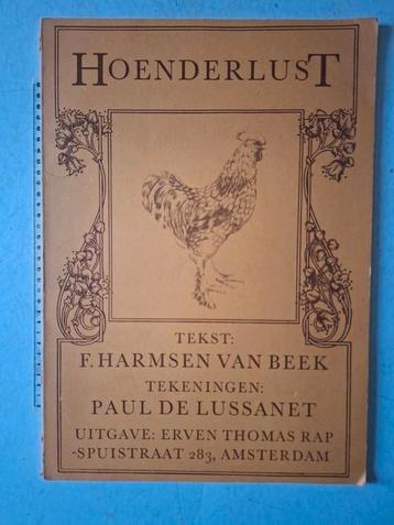 Boek "Hoenderlust" F. Harmsen Van Beek ill Paul De Lussanet  beschikbaar voor biedingen