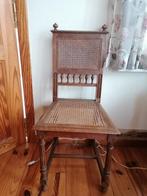 Antieke stoel met handgevlochten rietwerk, Antiek en Kunst, Ophalen