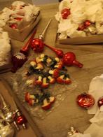 Oude kerstversiering rood - zilverkleur, Diversen, Ophalen