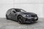 BMW 330e Touring M-Sportpakket Pano HUD Acc Carbon Garantie, Autos, BMW, Cuir, Euro 6, Entretenue par le concessionnaire, Noir