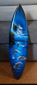 Decoratie dolfijnen vorm surfbord., Antiek en Kunst, Ophalen of Verzenden