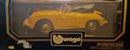 Porsche 356B Cabriolet 1961 Yellow, Ophalen of Verzenden, Nieuw, Auto, Burago