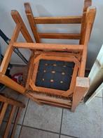 Ambachtelijke eiken stoelen, Antiek en Kunst, Ophalen