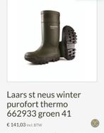 Regenlaarzen thermo Dunlop maat 44-45 kaki, Ophalen of Verzenden, Nieuw, Dunlop