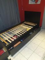 IKEA zwart bed te koop 175€, Huis en Inrichting, Slaapkamer | Bedden, Ophalen, Zo goed als nieuw, Zwart