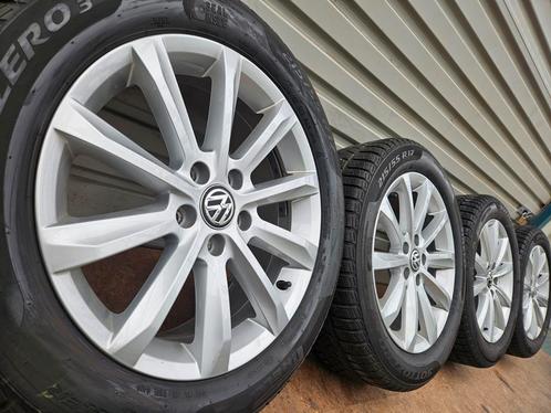 17 inch org Vw Passat Troc Caddy Touran Arteon velgen banden, Auto diversen, Autosport-onderdelen, Ophalen of Verzenden