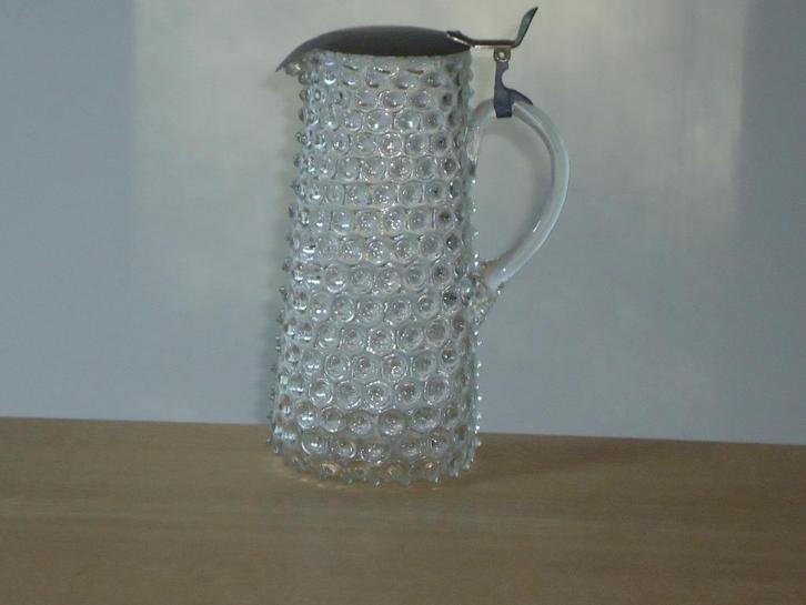 ancien pichet cruche XIXième, Liège Verrerie artisanale, Antiquités & Art, Antiquités | Verre & Cristal, Enlèvement ou Envoi