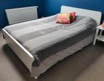 bed 140cm, Huis en Inrichting, Slaapkamer | Bedden, Ophalen, Wit, Tweepersoons, 140 cm