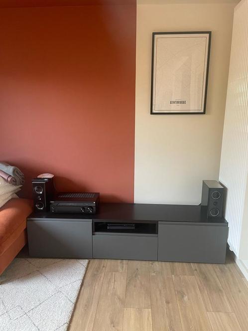 Tv-meubel BESTA Ikea, Huis en Inrichting, Kasten |Televisiemeubels, Zo goed als nieuw, Minder dan 100 cm, 200 cm of meer, 25 tot 50 cm